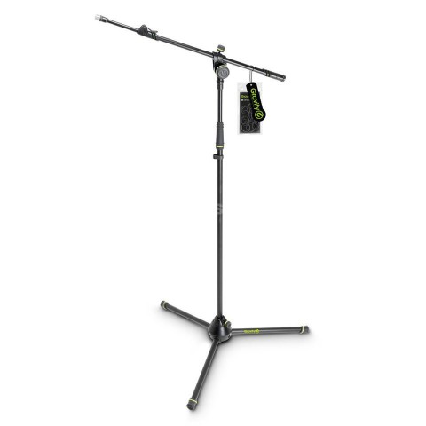 Gravity MS 4322 B - Microphone Stand With Folding Tripod Base And 2-Point Adjustment Telescoping Boom Gravity MS 4322 B - Microphone Stand With Folding Tripod Base And 2-Point Adjustment Telescoping Boom